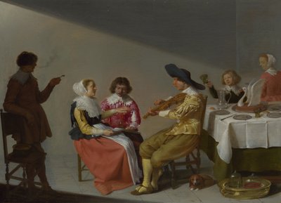 A Musical Party by Jacob Jansz van Velsen  